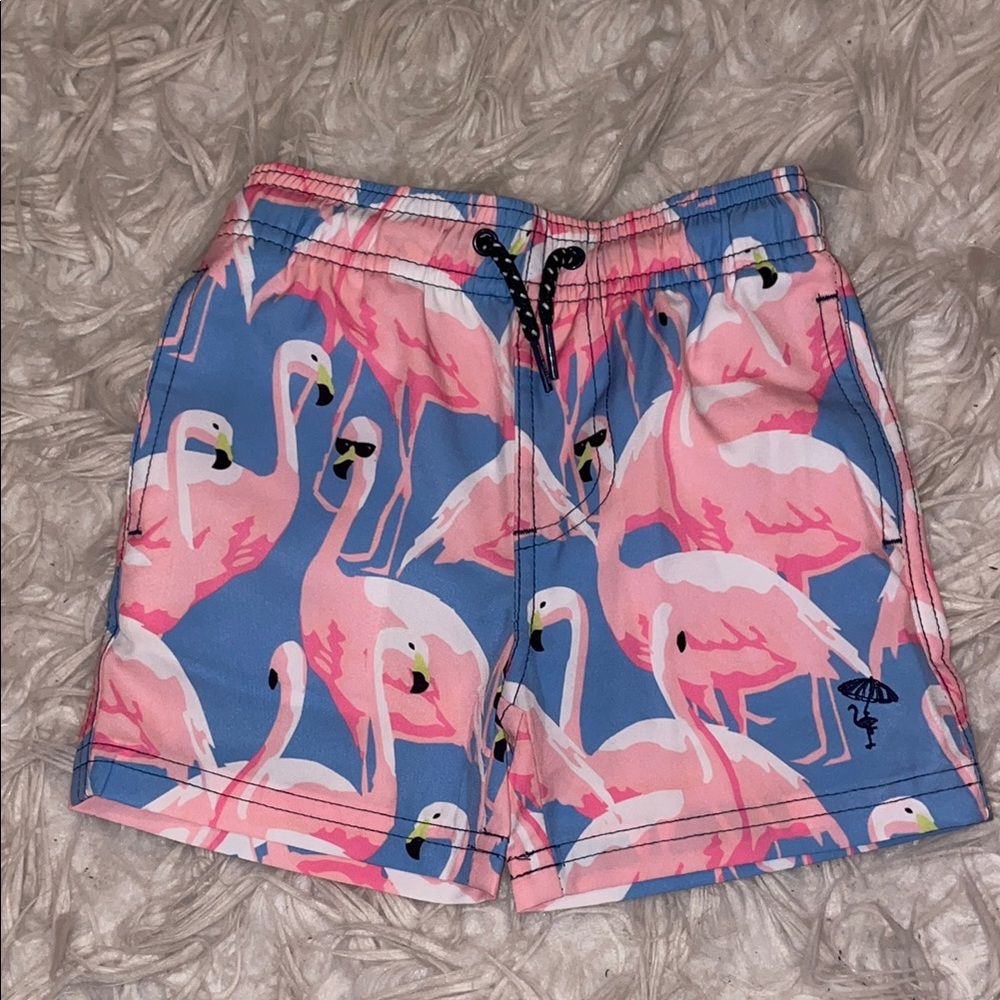 Shade Critters Pink Flamingo Swim Shorts